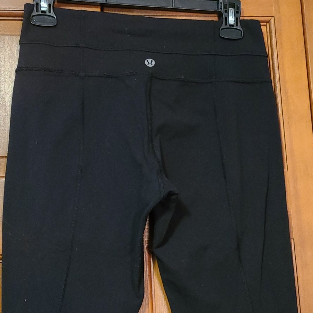Lululemon high rise black Yoga Pant legging Tall
